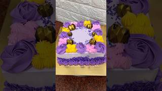 Blueberry Square cake decoration ideas blueberry BlueberryCake cake youtubeshorts shorts [upl. by Williamson]