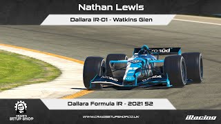 iRacing  21S2  Dallara iR01  Dallara Formula iR  Watkins Glen  NL [upl. by Kayla]