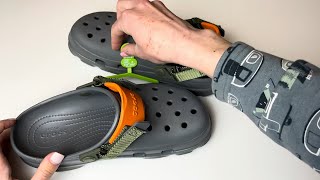 Crocs Classic All Terrain Clog Slate Gray With Orange 0 191448744813 [upl. by Eednar978]