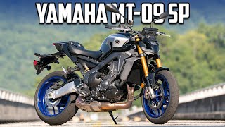 2024 Yamaha MT09 SP First Ride  Cycle News [upl. by Naihtsirc367]