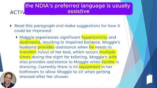 How to write an NDIS report  sneak peek from the Your OT Tutor online course [upl. by Ecnarret]