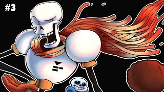 PAPYRUS FULL BOSS BATTLE  UNDERTALE Story Walkthrough 3 [upl. by Mayeda]