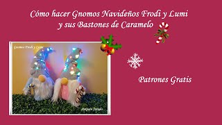 Cómo hacer Gnomos Navideños Frodi y Lumi  Moldes Gratis  Muñequería Navideña eltallerdeamparo [upl. by Ajad]