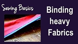 Bias Tape  Method for heavy Fabrics  Sewing Tutorial  Frocks amp Frolics [upl. by Rego474]