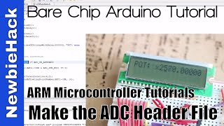 46 How to put the ADC code into a header file   STM32 ARM Microcontroller [upl. by Marys]