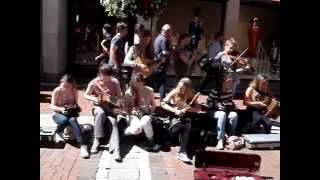 Dublin buskers  Female group plays irish traditional music in Grafton Street [upl. by Nedgo23]