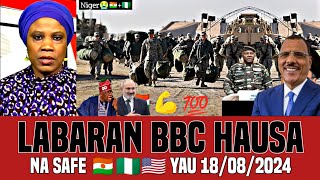 BBC Hausa Labaran Duniya Na Safe Yau 18082024 bbc [upl. by Aztinad]