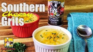 Cheesy Southern Grits  Grits Recipe [upl. by Annayad907]