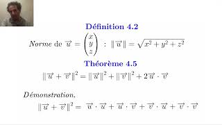 Orthogonalité distance dans lespace [upl. by Eeimaj]