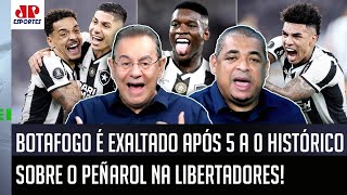 quotSe o Botafogo for CAMPEÃO da Libertadores VAI SER umaquot OLHA como o 5x0 no Peñarol foi EXALTADO [upl. by Hoeve479]