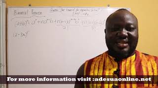 SHS 1 Elective Math  Introduction to Binomial Theorem [upl. by Odraboel]