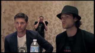 Jensen Ackles and Jared Padalecki Interview  Supernatural Season 10 [upl. by Atel]