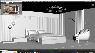 3D Modeling Like a Pro Mastering 3D Modeling Stylish Interior in 3dsmax [upl. by Lisha900]