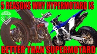 5 Reasons why the Hypermotard is better than a Supermotard [upl. by Yelnahs499]