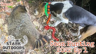 Coon Hunting 2022 Episode 1 Meat Dog Featuring Charley Adkins Chad Showalter Luke Stark [upl. by Remat]