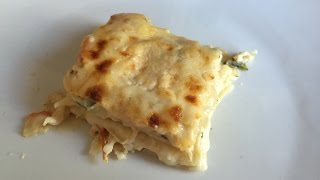 Como Hacer Lasagna De Pollo Con Salsa Blanca DELICIOSA [upl. by Annora]