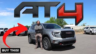 2024 GMC Acadia AT4 This Is The Acadia To Buy [upl. by Akerahs]