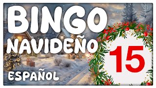 90 Bolas Juego de Bingo Navideño  15 [upl. by Nebra]