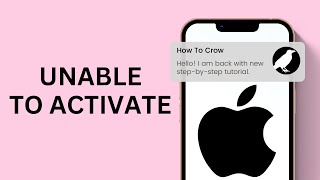 Unable to Activate iPhone Solved Tricks [upl. by Anod824]