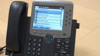 Cisco IP Phone 7970 Viewing Missed Calls [upl. by Short]