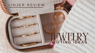 LINJER JEWELRY REVIEW  Gold Vermeil Solid Gold and Sterling Silver  Timeless Holiday Gifts AD [upl. by Rodmann858]