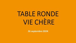 Table Ronde Vie Chère [upl. by Tolecnal]