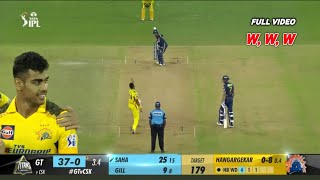 IPL 2023  Rajvardhan Hangargekar Bowling on Debut  Hangargekar 2 Wickets vs Gujarat Titans [upl. by Akired]