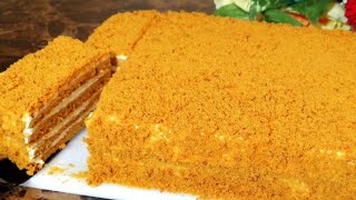 Zakazga Yoki Sotishga Boladigan Oson Va Yumshoq Medovik Tort Tayyorlash Мёдовый Торт Honey Cake [upl. by Giorgia]