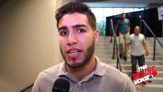 Prichard Colon Talks Fighting On GarciaMalignaggi Card [upl. by Nagirrek42]