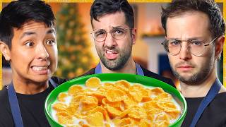 Try Guys Make Cereal Without A Recipe [upl. by Reviere581]