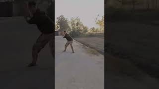 Gully cricket ma meri or mera dost ki batting [upl. by Klarika302]