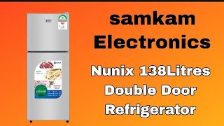 Nunix 138Litres Double Door RefrigeratorSilver  Things to Know😍😍 [upl. by Ohcirej]