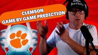 2024 CLEMSON TIGERS GAME BY GAME PREDICTION  COLLEGE FOOTBALL [upl. by Ahseikal]