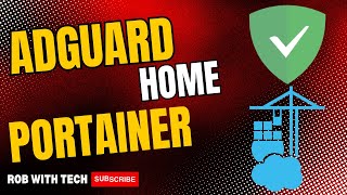 AdGuard Home docker container install with Portainer quick and easy guide [upl. by Swanson]