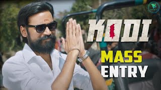 Mass Entry Scene of Kodi  Kodi Movie  Dhanush Anupama Parameshwaran Trisha  Movie Scene [upl. by Idroj668]