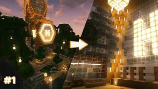 Building the Beehive HQ™ Interior  Minecraft  Build Bytes Deco 1 [upl. by Ecydnak]