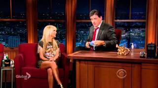 Kristin Chenoweth on Craig Ferguson Dec 2 2011 [upl. by Ecinnej]