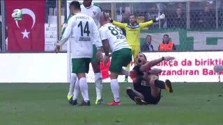 Bursaspor 1  2 Amed Sportif Maç Özeti 31 Ocak 2016 [upl. by Moersch927]