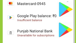 How to fix UNAVAILABLE payment for Play store [upl. by Glogau]