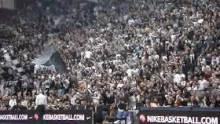 Partizan  Barselona TOP16  Navijanje na Celoj Utakmiciavi [upl. by Ahsad]