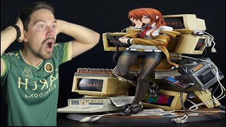 SteinsGate Makise Kurisu 17 Scale Reading Steiner Figure by Good Smile Company  UNBOXINGREVIEW [upl. by Alva]