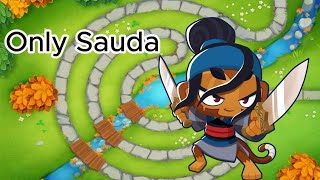 How far can Sauda go in bloons td6 [upl. by Annemarie]