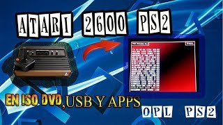 ATARI 2600 PS2  FUNCIONA EN DVD OPL Y COMO APLICACIÓN [upl. by Aicener]