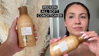 How to Use Redken All Soft Shampoo amp Conditioner [upl. by Nwahc]