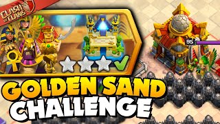 Easily 3 Star Golden Sand and 3Starry Nights Challenge Clash of Clans [upl. by Burley]