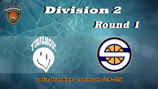 Atlasbasket  Div 2Round 1  THE UNFAMOUS vs GIN SUPERTONICS [upl. by Anoynek792]