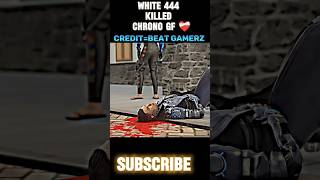 White 444 Killed Chrono Girl friend 💔😞Beat67 freefire 3danimation [upl. by Chantalle616]