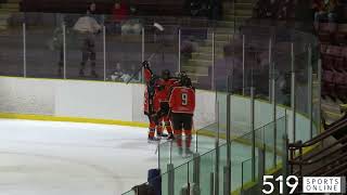 GOJHL  Welland Jr Canadians vs Fort Erie Meteors [upl. by Cock]