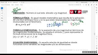 Análisis dimensional [upl. by Tai]