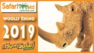 Safari Ltd 2019 Woolly Rhino  HowiSafari NEW Prehistoric Mammal Review [upl. by Ahsinev]